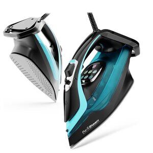 Pursteam Steamtech Elite 1750W Steam Iron, Digital Temp Control & LED Display